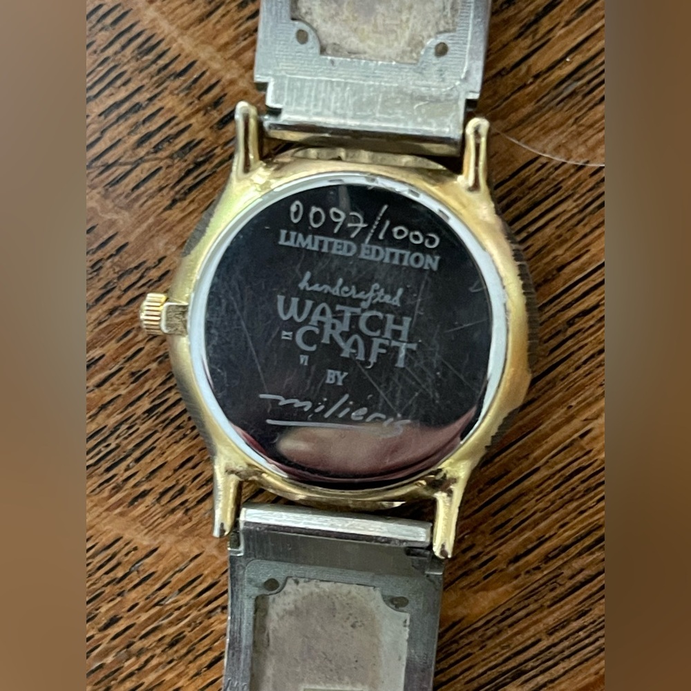 Watch Craft by Eduardo Milieris. Stainless steel/brass. Lmtd edition. EUC - Picture 6 of 15